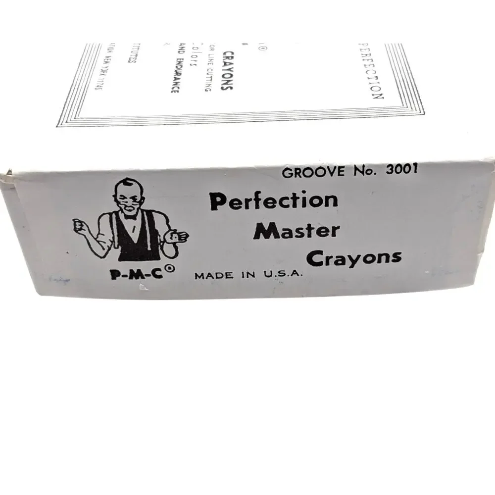 P-M-C Perfection Master Tailor Crayons 24pc White Vintage Box Sewing Notions